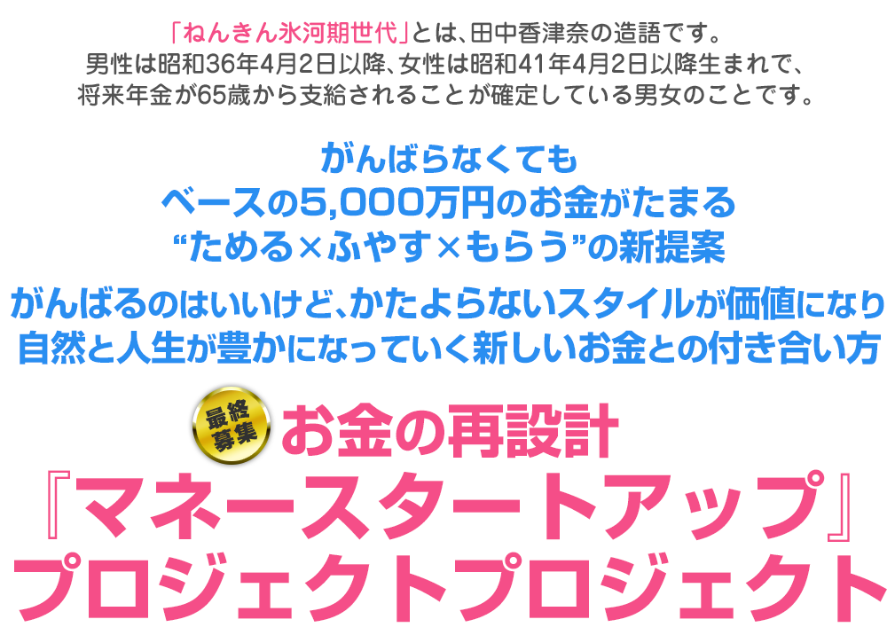 将来のお金の不安を抱えている ねんきん氷河期世代 のあなたへ